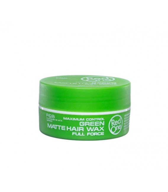 Red One Matte Hair Wax Green 150ml