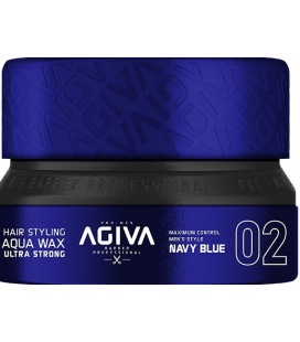 Agiva Hair styling Aqua Wax Ultra Strong 02 Navy Blue 155ml