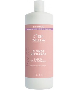 Wella Invigo Cool Blonde Recharge Shampoo 1000ml