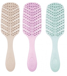 Detangler Natural Fiber Brush Wheat Fibers
