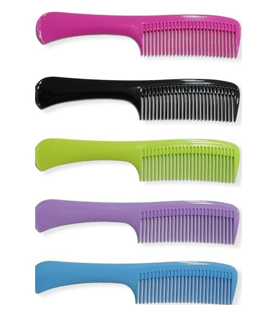 Eurostil Detangler Comb Medium Colours