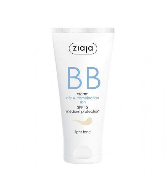 Ziaja BB cream oily and combination skin SPF15 Light Tone 50ml