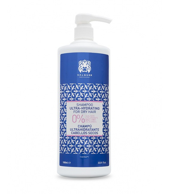 Valquer Shampoo Ultra hydrating Haare Trocken 0% 1000ml