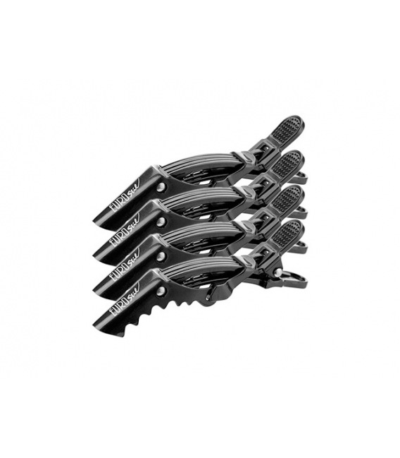 Eurostil Clips Dragon Black 11cm 4 Units