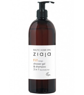 Ziaja Baltic Home Spa Fit Gel De Ducha Y Champú Para Rostro, Cuerpo Y Cabello 500 ml