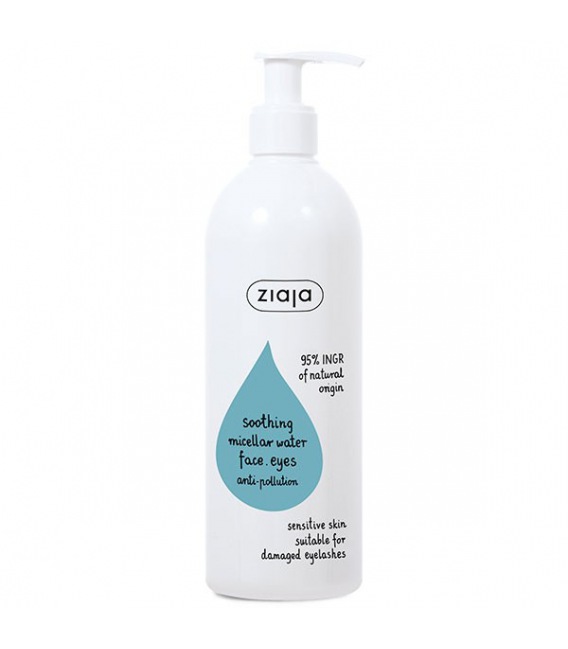 Ziaja Agua Micelar Calmante Para Rostro Y Ojos Anti Polución 390 ml