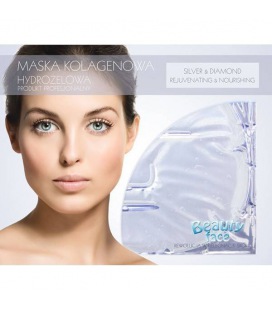 Beauty Face Colágeno Pro Mask Nutritiva Con Diamante Y Plata