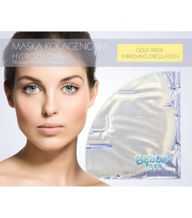 Beauty Face Colágeno Pro Mask Rejuvenecedora Con Polvo De Oro