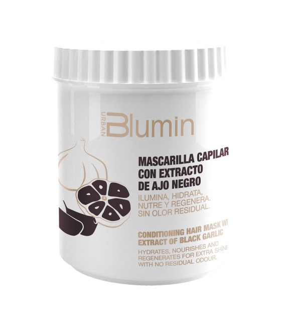 Tahe Blumin Mascarilla Capilar Con Extracto De Ajo Negro Ilumina, Hidrata, Nutre Y Regenera 700ml