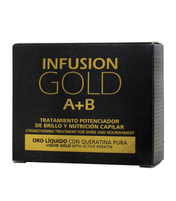 Tahe Gold Infusion A+B Tratamiento Potenciador Brillo Y Nutrición 2x10ml