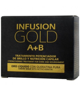 Tahe Gold Infusion A+B Tratamiento Potenciador Brillo Y Nutrición 2x10ml