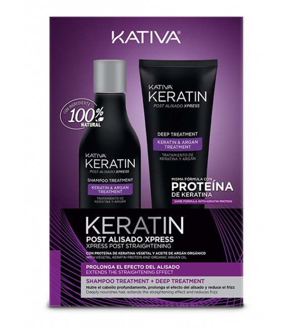 Kativa Keratin Kit Post Alisado Xpress