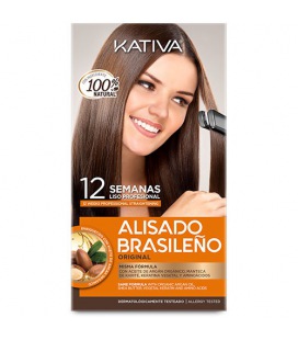 Kativa Alisado Brasileño Kit En Casa 1 Uso