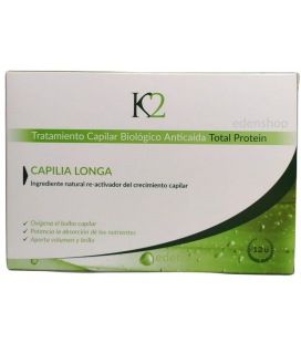 K2 Tratamiento Biológico Anti-caída con Capilia Longa 12x10ml