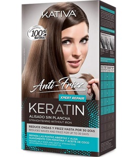 Kativa Anti Frizz Keratin Anti Frizz Alisado Sin Plancha