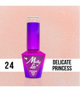 Molly Lac Esmalte semipermanente Delicate Princess 10 ml 24