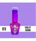 Molly Lac Esmalte semipermanente Violet Room 10 ml 05