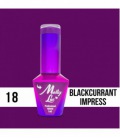 Molly Lac Esmalte semipermanente Blackcurrant Impress 10 ml 18