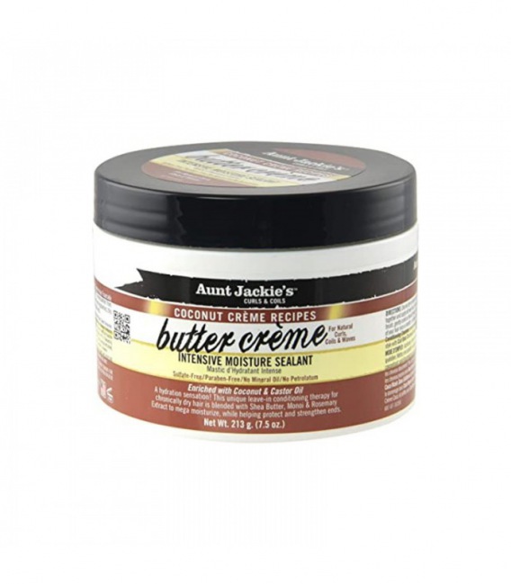 Aunt Jackie's Coconut Butter Crème Intensive Moisture Sealant 213g