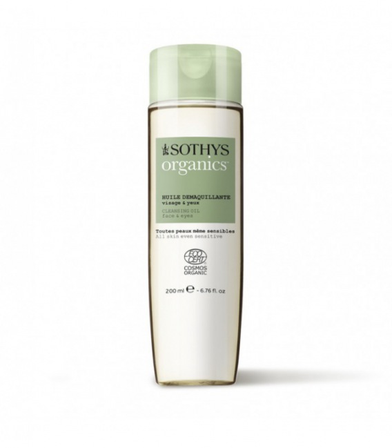 Sothys Organics Face and Eye Make-up Remover Oil 200 ml