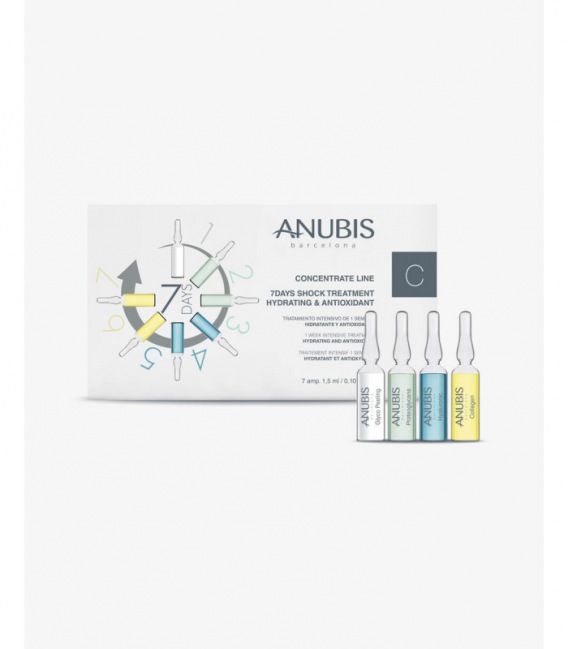 Anubis 7 Days Shock Treatment Hydrating & Antioxidant 7 Ud, x 1,5ml