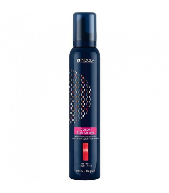 Indola Color Style Mousse Red 200 ml