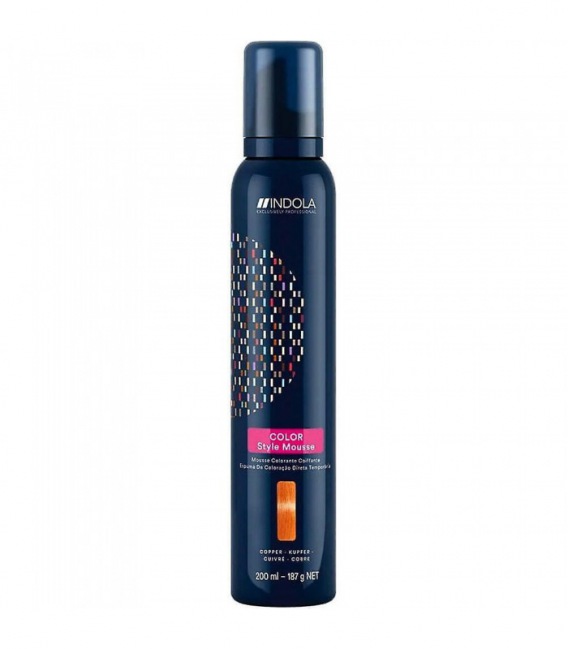 Indola Color Style Mousse Copper 200 ml