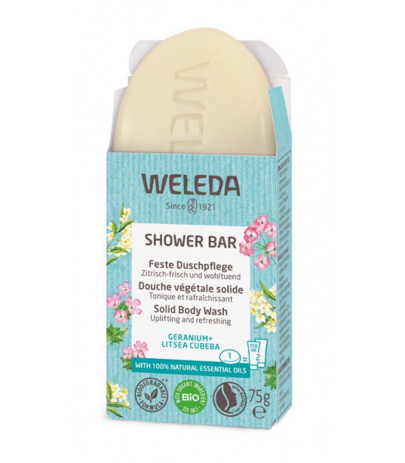 Weleda Jabón de Ducha Sólido Refrescante 75 ml