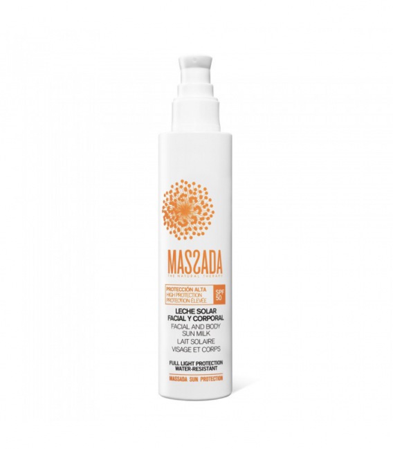 Massada Sun Protection Body & Face Solar Milk SPF 50 200 ml