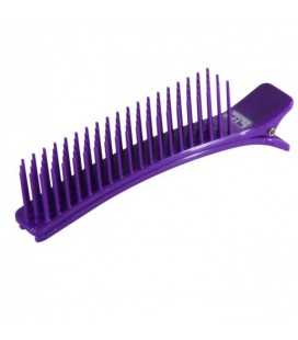 Lim Hair Bristles Clip - Morado 2 pcs