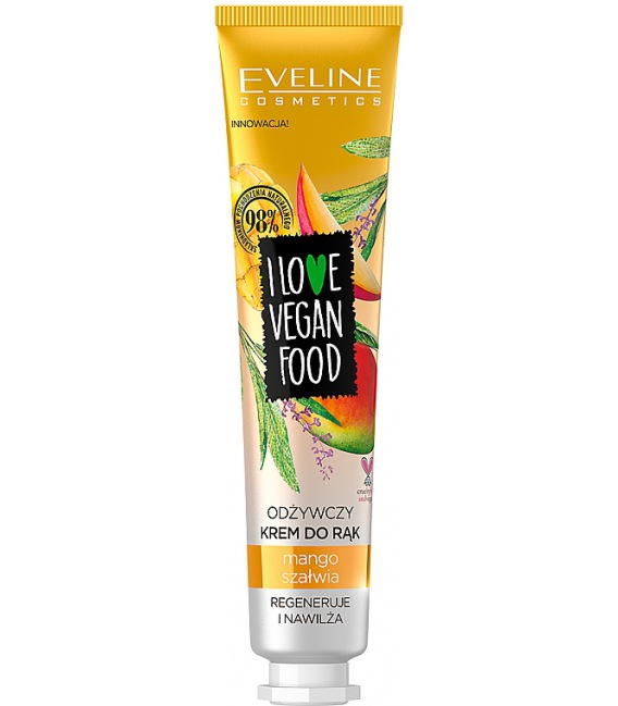 Eveline I Love Vegan Food Crema De Manos Nutritiva Mango 50ml