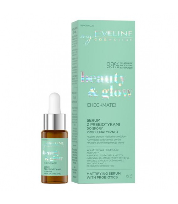 Eveline Beauty&Glow Serum Matifificante Con Probioticos 18ml