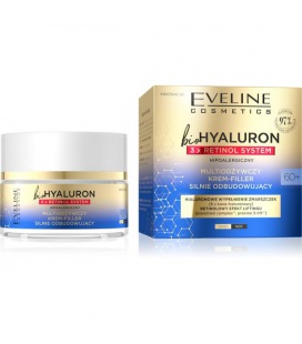 Eveline Bio Hyaluron 3xretinol Crema Multi-Nutrititiva 60+ 50ml