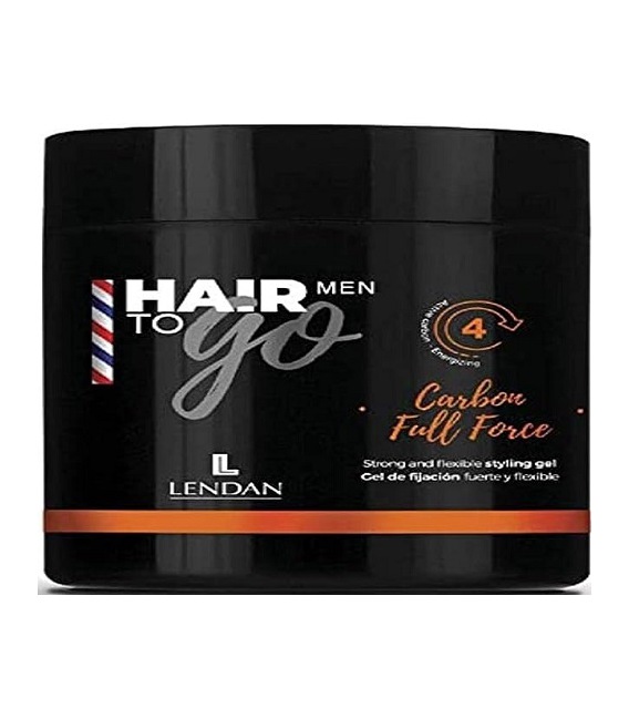 Lendan Hair To Go Men Carbon Full Force Gel Fijador Negro 100 ml