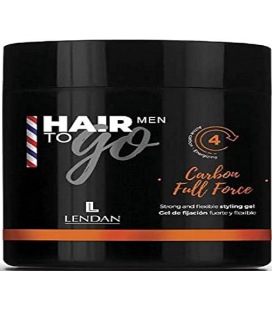 Lendan Hair To Go Men Carbon Full Force Gel Fijador Negro 100 ml