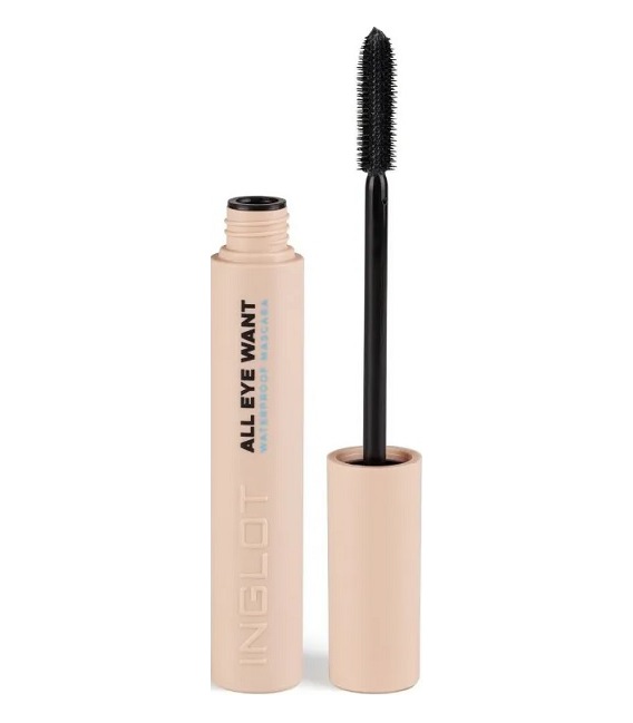 Inglot All Eye Want Waterproof Mascara Black