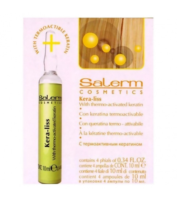 Salerm Kera-Liss Keratina Ampoules 4x10ml