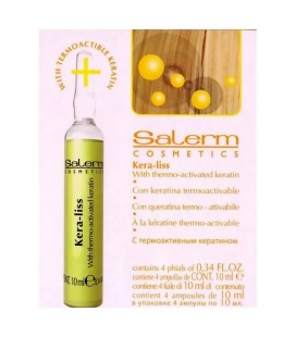 Salerm Kera-Liss Keratina Ampoules 4x10ml