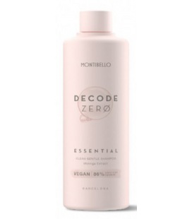 Montibello Decode Zero Essential Clean Gentle Shampoo Vegan 86% 75ml