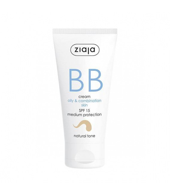 Ziaja BB cream Pieles grasas y mixtas SPF15 Tono Natural 50 ml