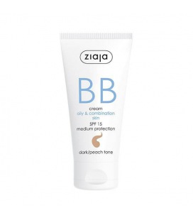 Ziaja BB cream pieles grasas y mixtas SPF15 Tono Oscuro 50 ml