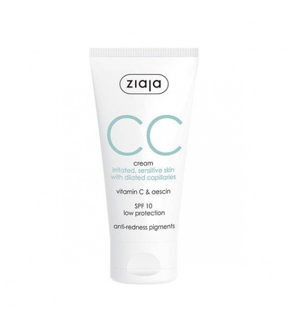 Ziaja CC cream correctora para pieles irritadas y sensibles 50 ml