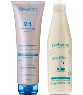 Salerm 21 Pack Shampoo 300ml + Leave-In 250ml