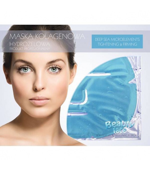 Beauty Face Colágeno Pro Máscara Facial Firmadora E Tensora, Microelementos Marinhos