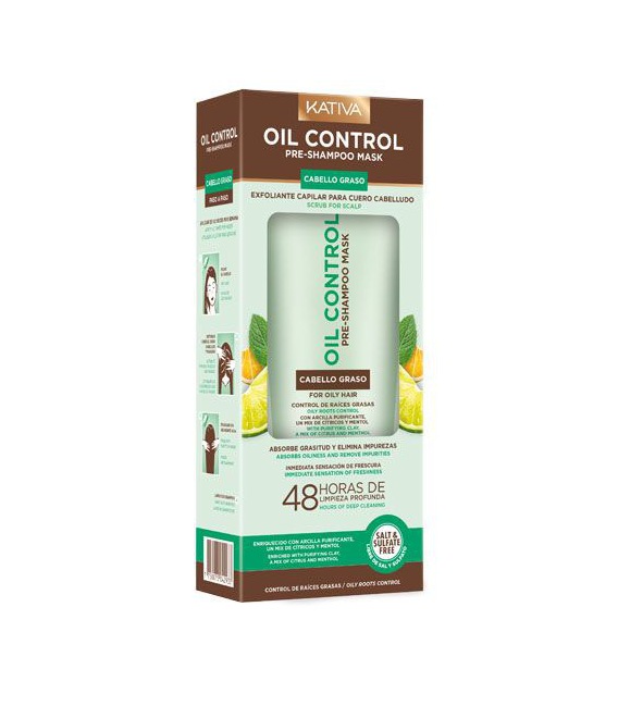 Kativa Oil Control Pre-Shampoo Mask 200 ml