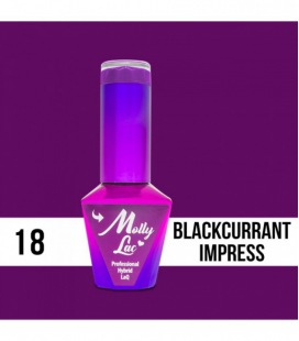 Molly Lac Esmalte semipermanente Blackcurrant Impress 10 ml 18