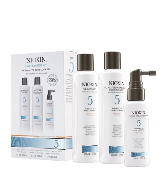 Nioxin Kit Sistema 5 Revitalizador de Cabello Medio Grueso