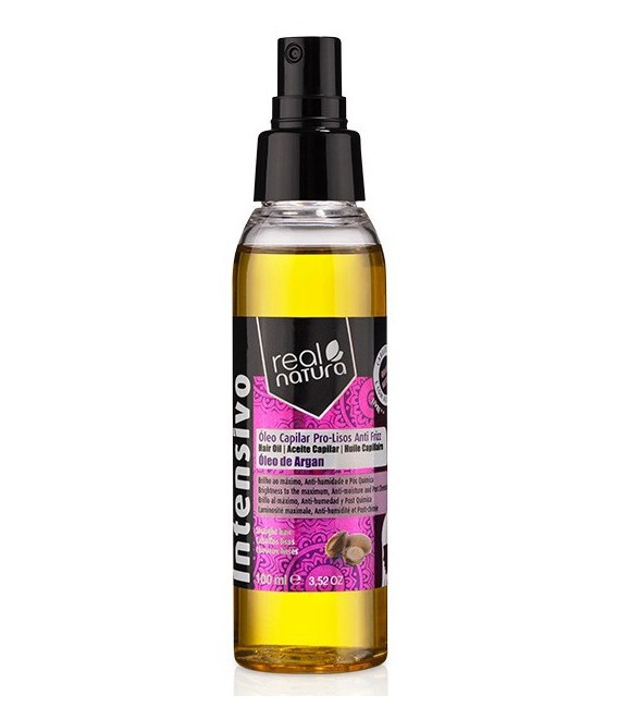 Real Natura Hair Oil Pro-Lisos Anti Frizz Argan 100ml