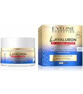 Eveline Bio Hyaluron 3xretinol Ultra-Moisturizing Cream 40+ 50ml