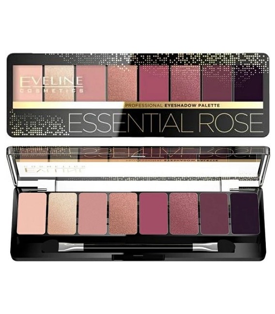 Eveline Eyeshadow Palette 8 Colors Essential Rose